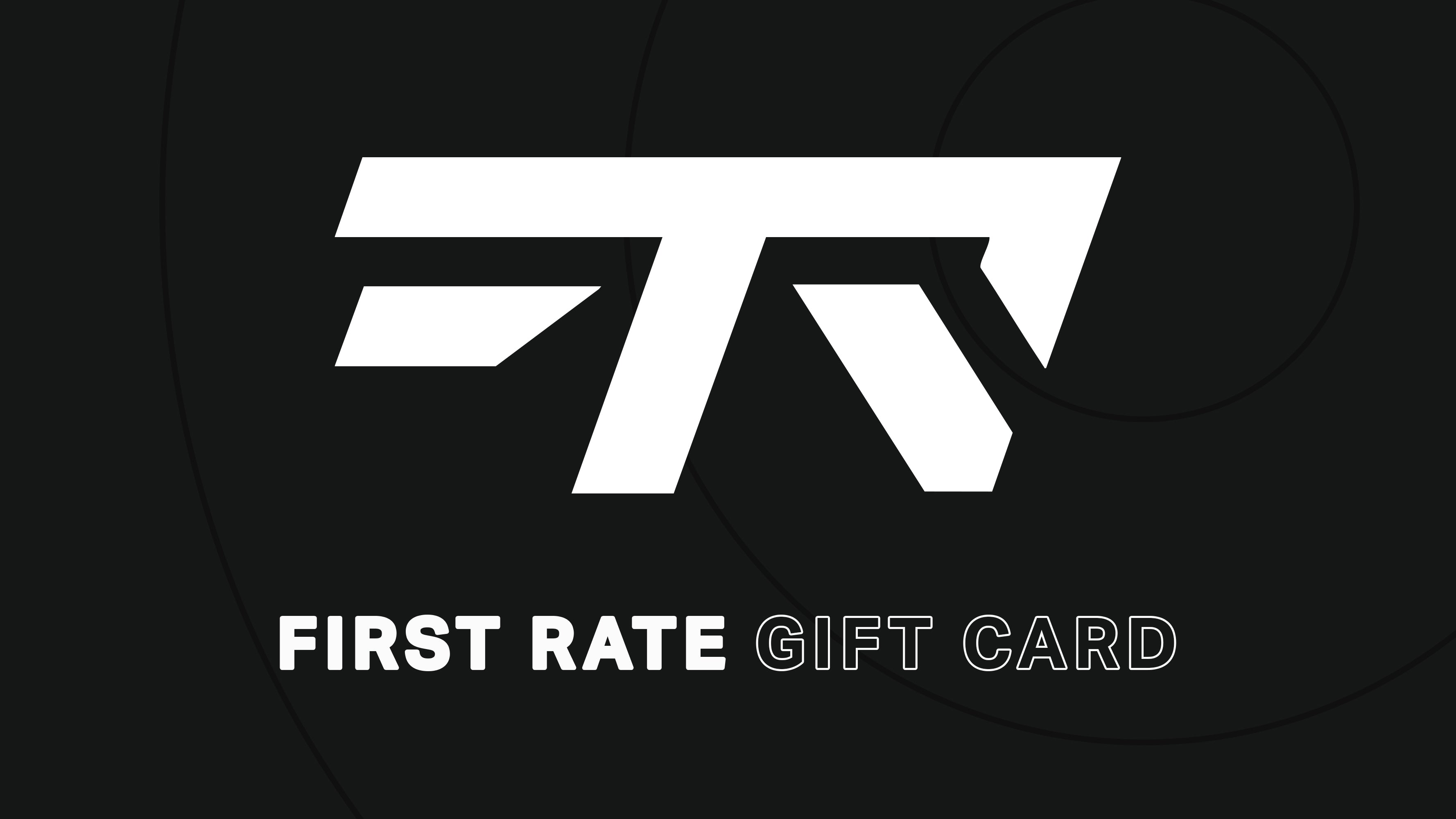 First Rate Boxing Gift Card